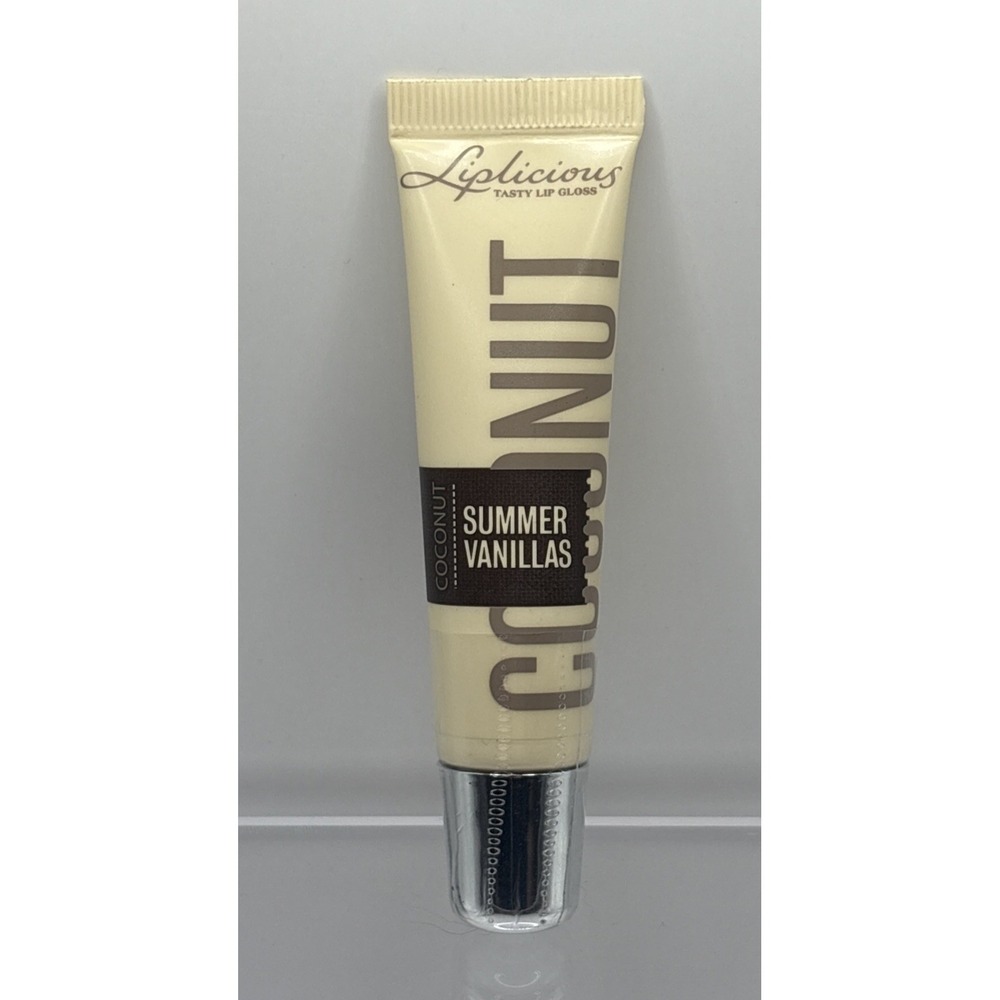 Bath & Body Works Liplicious Coconut Summer Vanillas Tasty Lip Gloss .47 Oz RARE